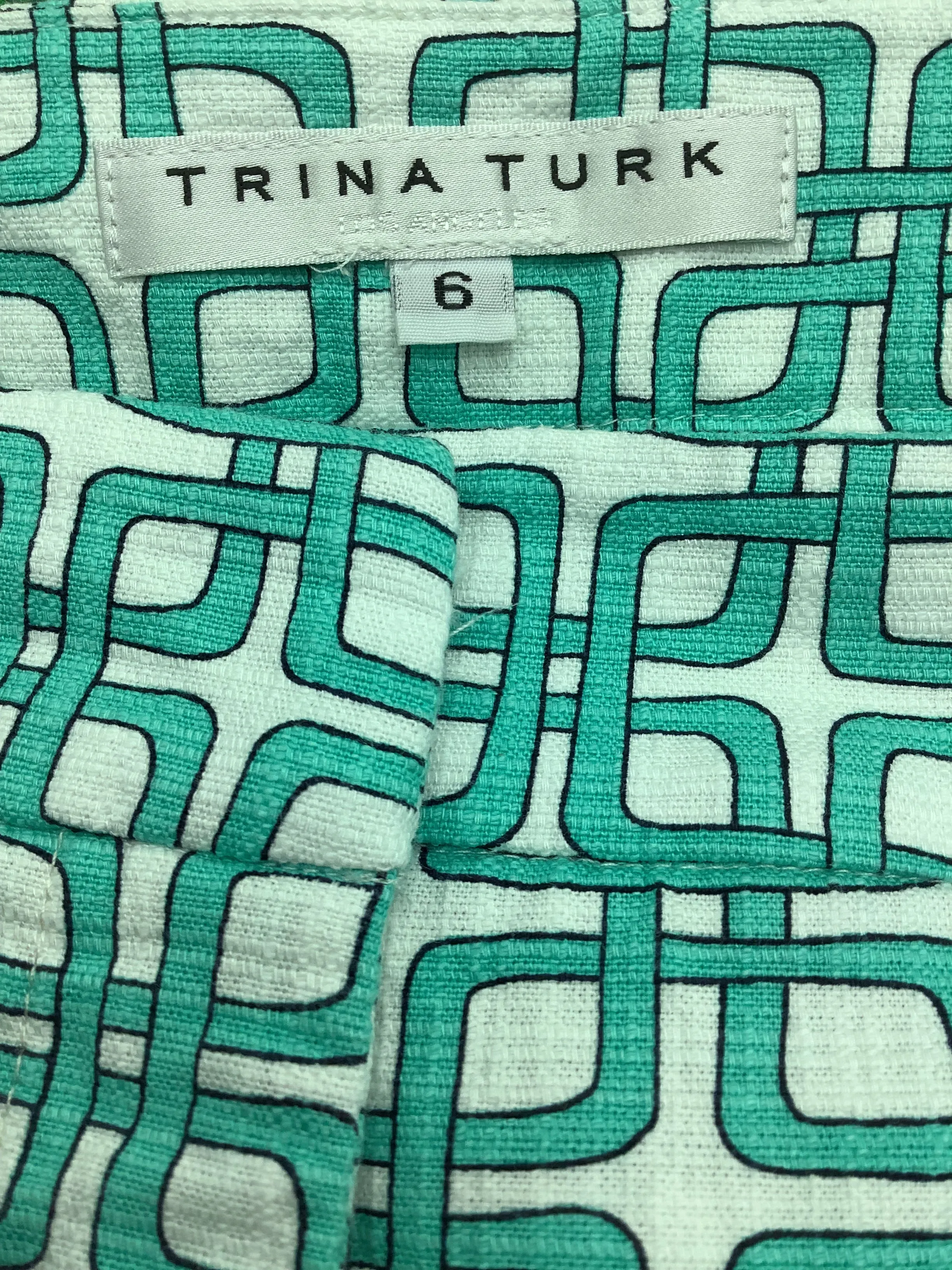 Trina Turk Straight Leg Pant Size: 6