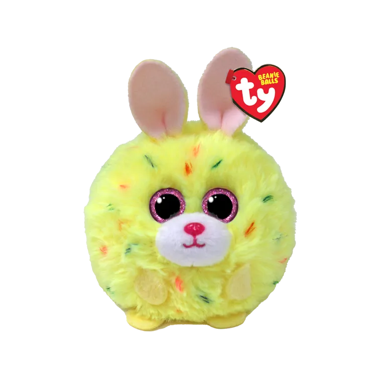 Ty - Beanie Ball - Lemon Yellow Bunny