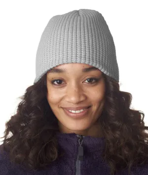 ultraclub waffle beanie - grey (one)