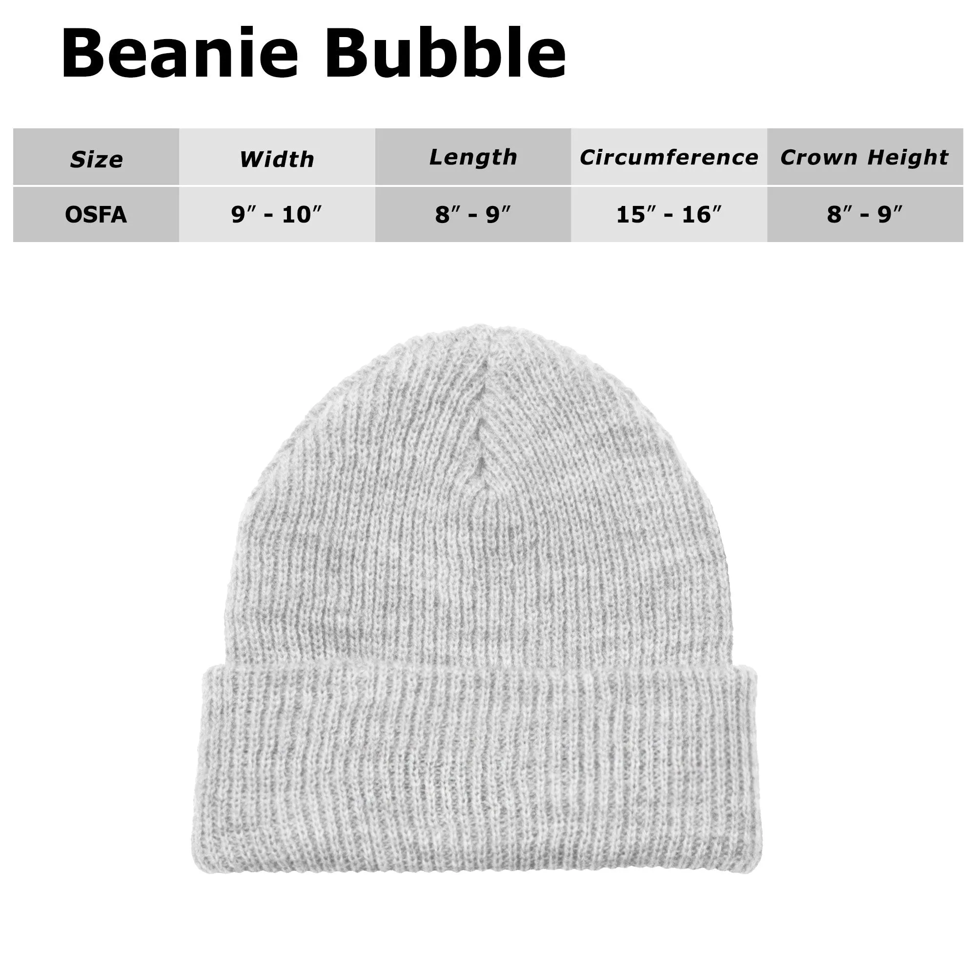 Unisex NEFF Bubble Cuffy Beanie