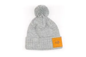 Urban Outdoor Beanie with Pom | Grey