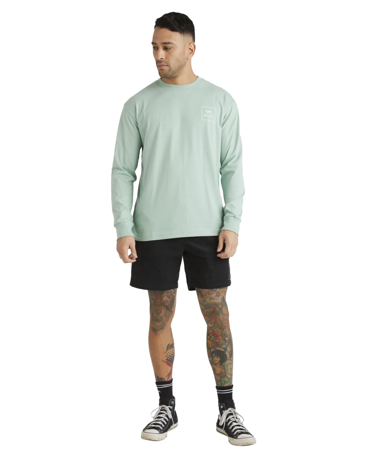 VA All The Ways Long Sleeve T-Shirt in Green Haze