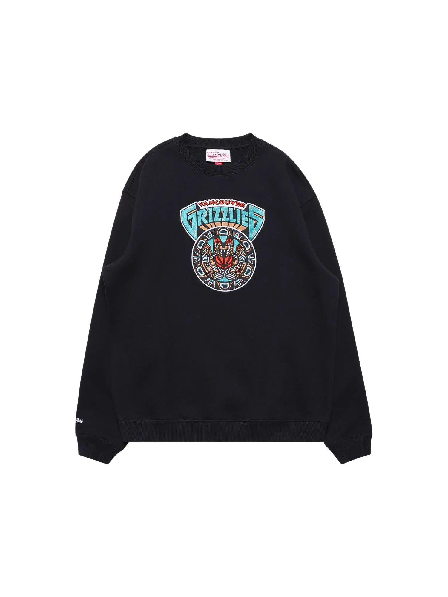 Vancouver Grizzlies Vintage Stitched Tribal NBA Crewneck