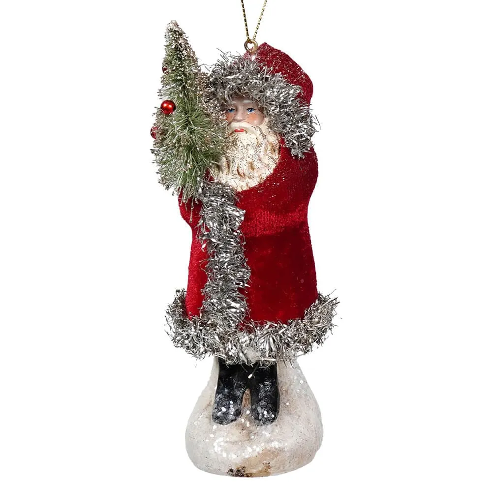 Velvet Red Belsnickle Ornament