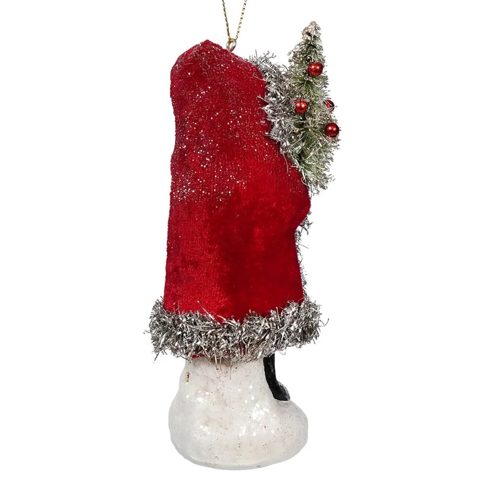 Velvet Red Belsnickle Ornament