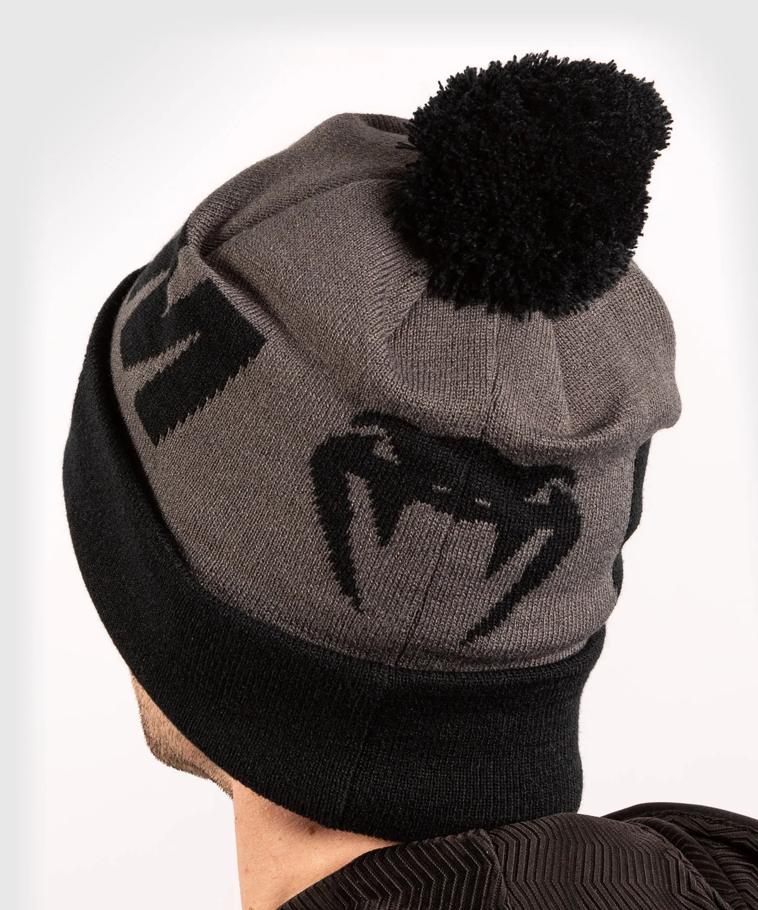 Venum Elite Beanie with pompom - Grey/Black