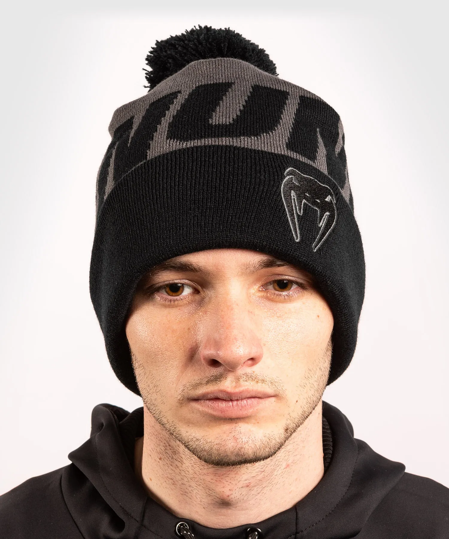 Venum Elite Beanie with pompom - Grey/Black