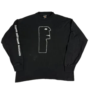 Vintage Caspar Brötzmann Massaker "Der Abend Der Schwarzen Folklore" Long Sleeve Shirt