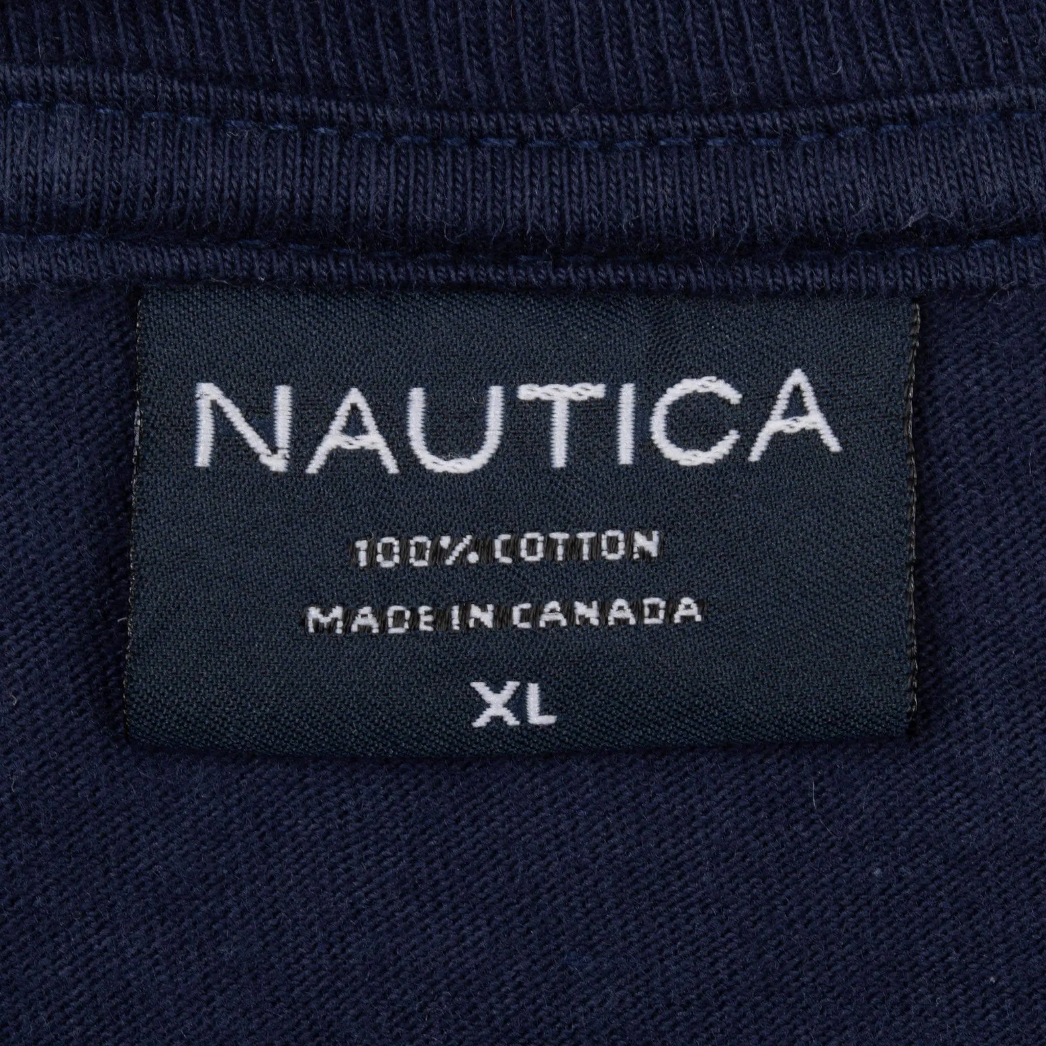 VINTAGE NAUTICA BLUE LONG SLEEVE TEE SHIRT 2000S XL
