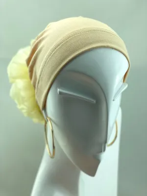 Volumizing Scrunchie Cap - Nude