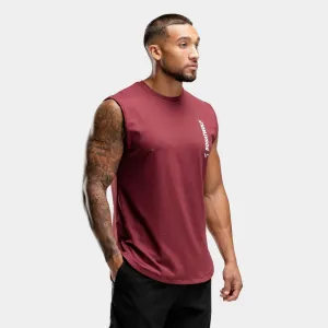 Warrior Cut-Off Tank - Maroon