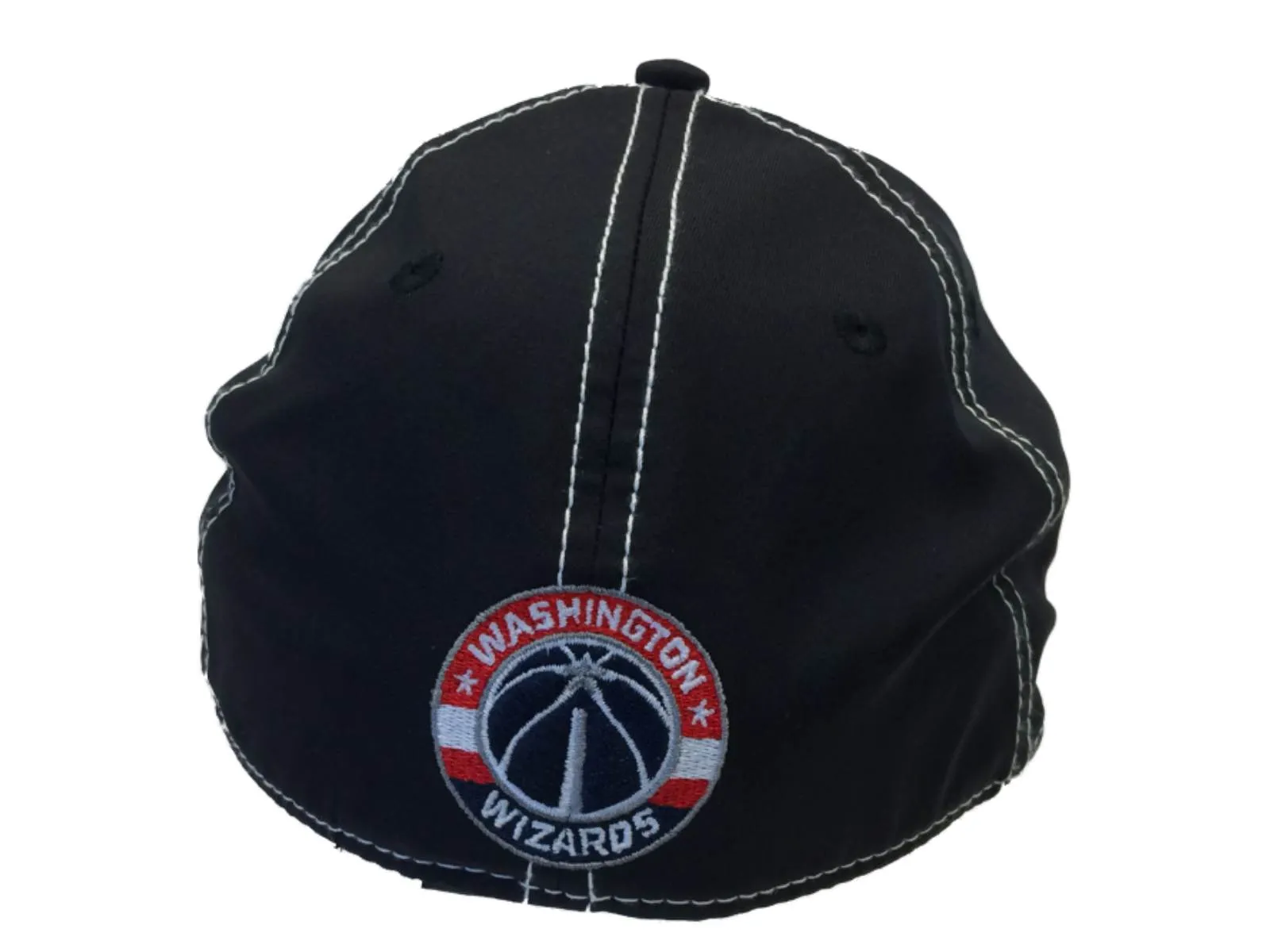 Washington Wizards Adidas Black Structured Fitted Hat Cap (S/M)