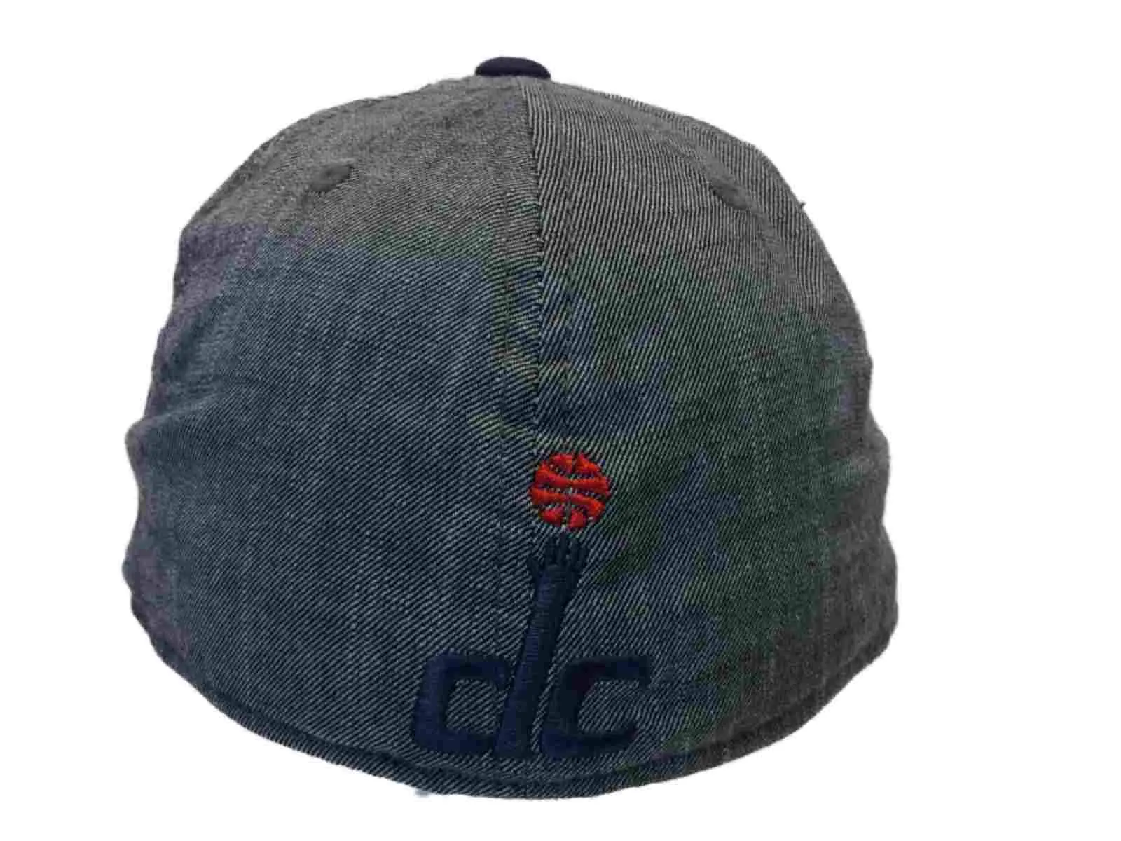 Washington Wizards Adidas Navy & Red Structured Fitted Hat Cap (S/M)