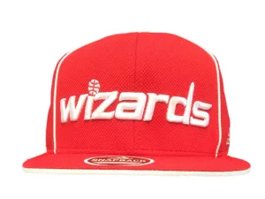 Washington Wizards Adidas Red Structured Adjustable Snapback Flat Bill Hat Cap