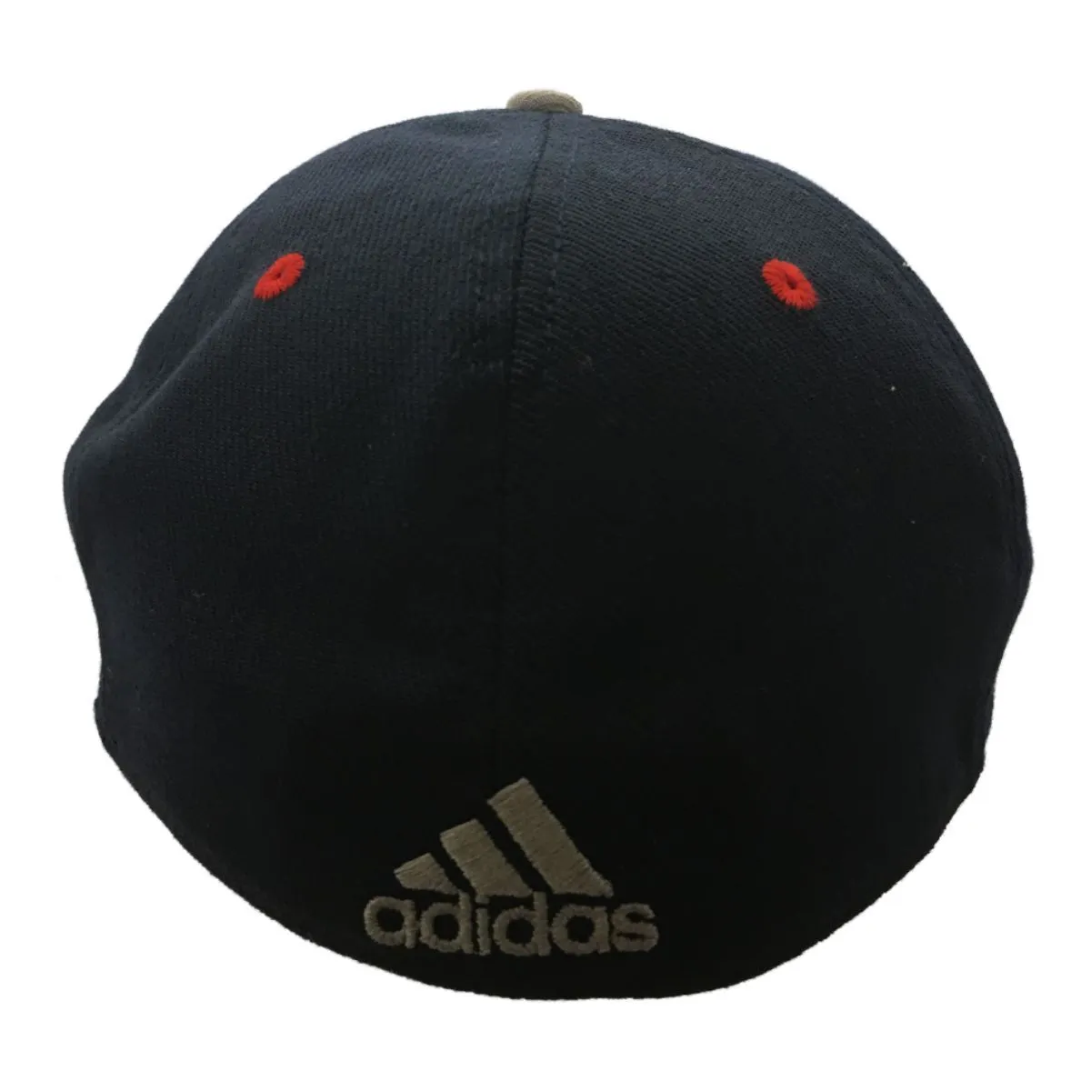 Washington Wizards Adidas SuperFlex Navy Fitted Rounded Flat Bill Hat Cap (S/M)