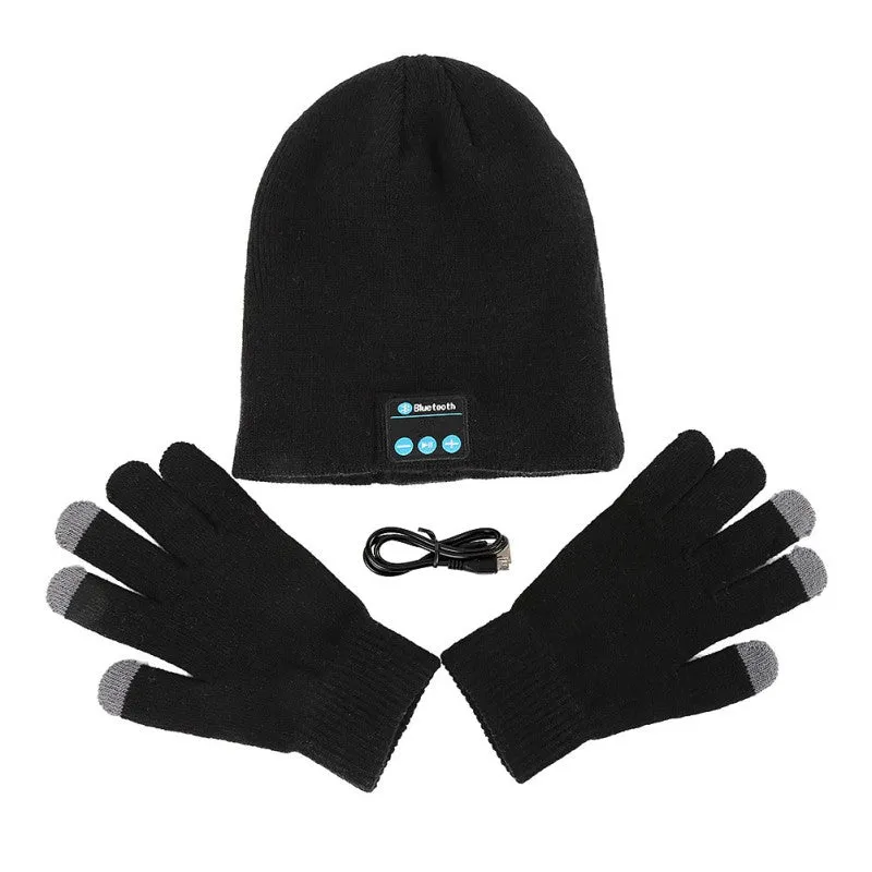Winter Warm Smart Gloves & Beanie Set