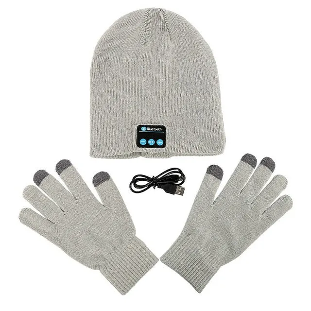 Winter Warm Smart Gloves & Beanie Set