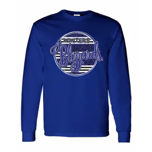 Winters Blizzards - Animal Print Stripe Circle Long Sleeve T-Shirt
