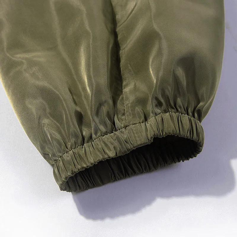 Women's Autumn Casual High Elastic Waist Cargo Pants