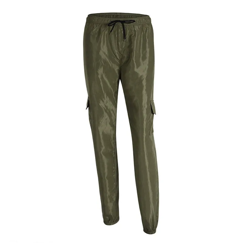 Women's Autumn Casual High Elastic Waist Cargo Pants