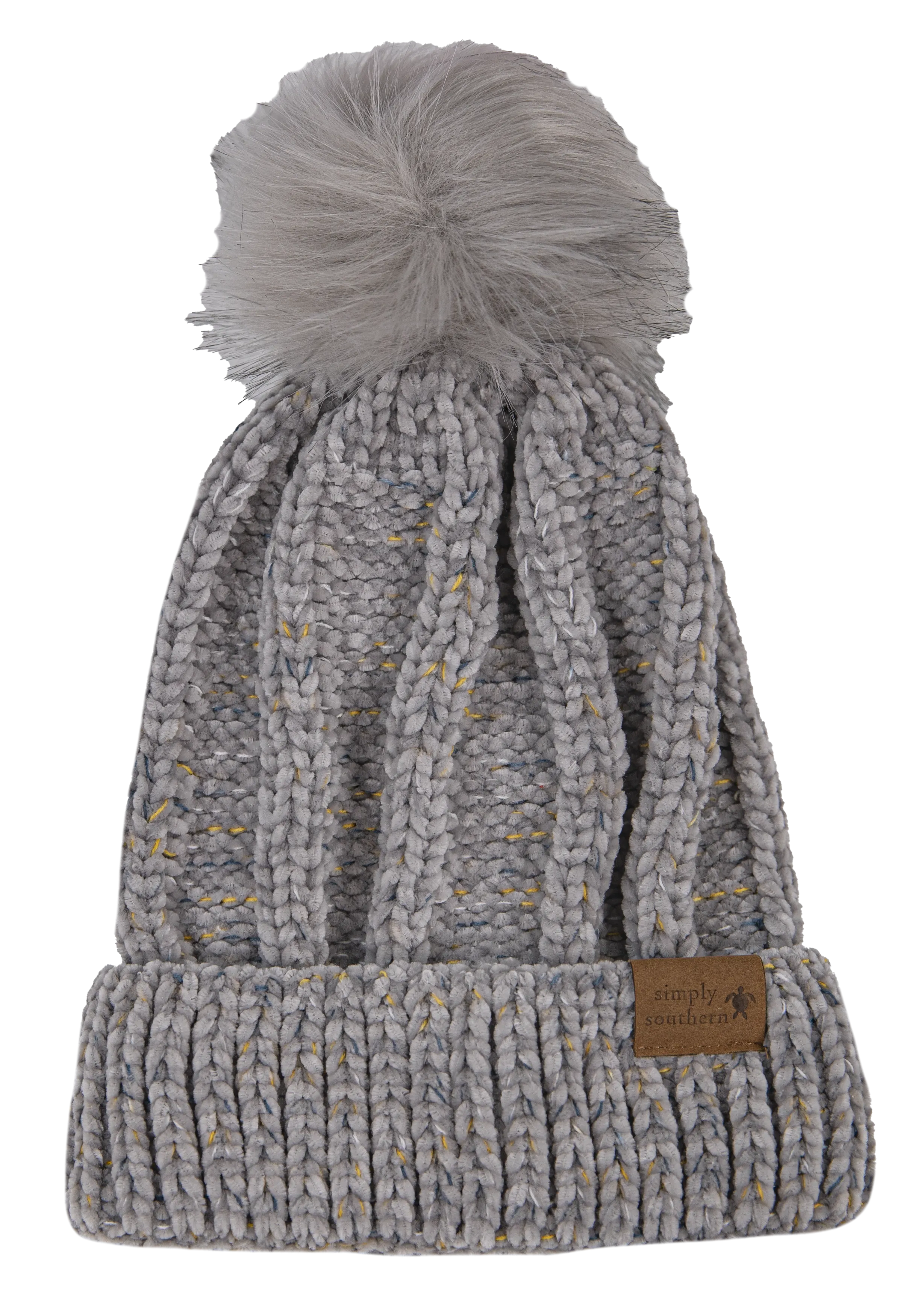 Women's Chenille Beanie - Gray