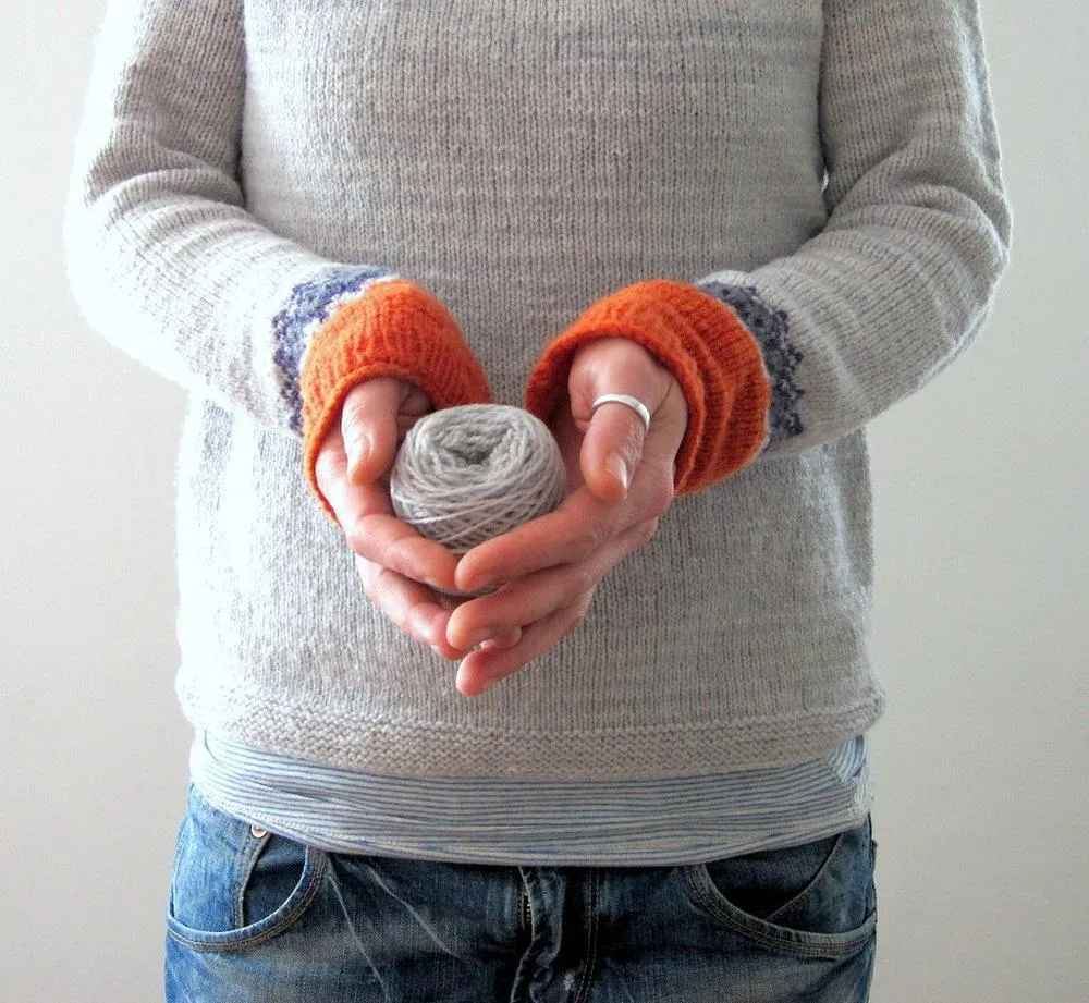 Women's Comfortable Grey Wool Jumper with Straight Fit | Ideal for Autumn/Winter