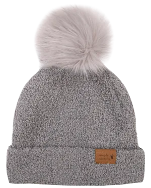 Women's Fuzzy Beanie - Gray