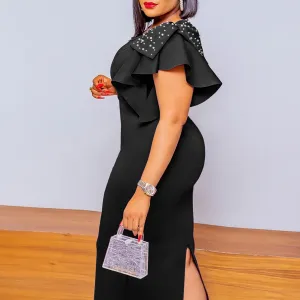 Women's Popular Classy Summer Bead Ruffled Dresses