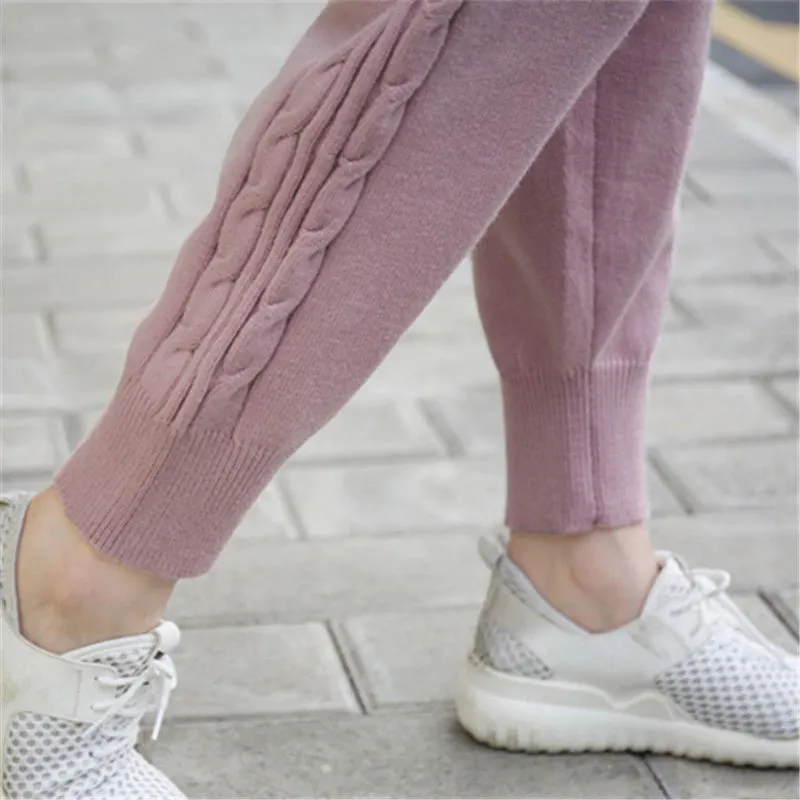 Women's Winter Elastic Casual Warm Pants