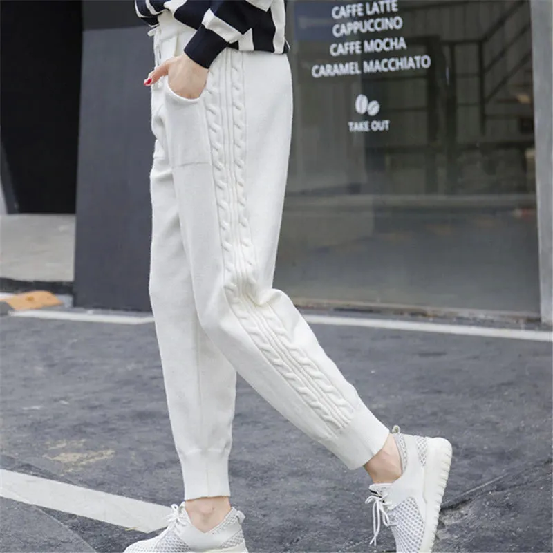 Women's Winter Elastic Casual Warm Pants