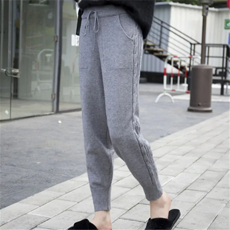 Women's Winter Elastic Casual Warm Pants