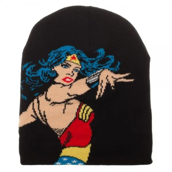 Wonder Woman Jacquarded Knit Beanie