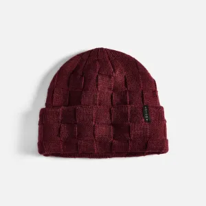 WOOL CHECKER KNIT