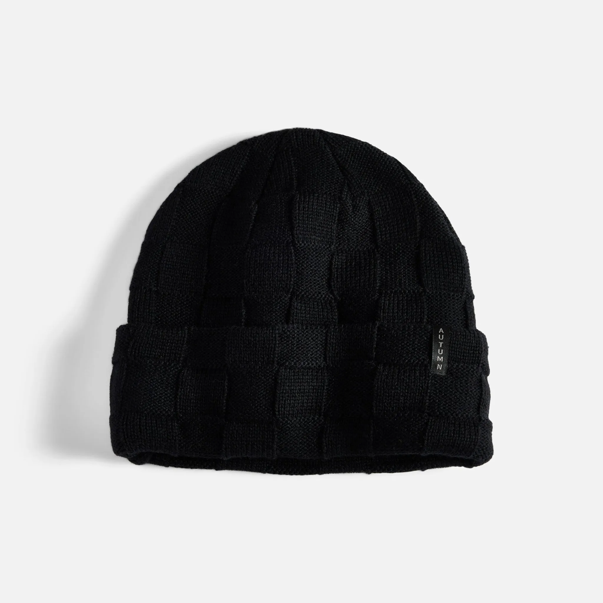 WOOL CHECKER KNIT