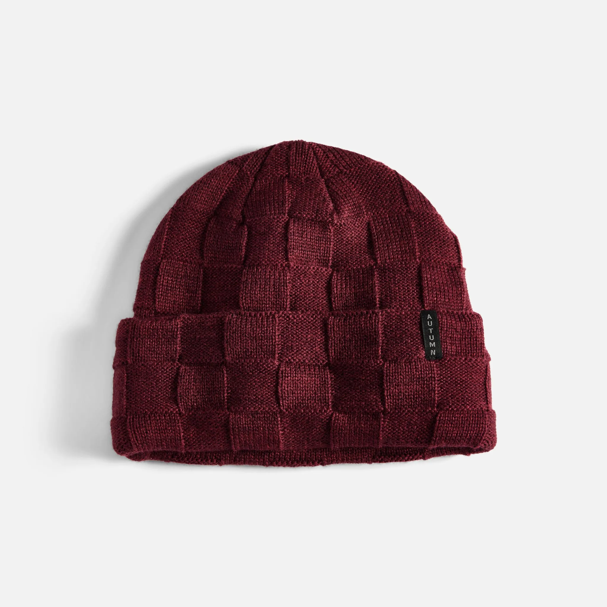 WOOL CHECKER KNIT