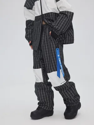 Yetisnow Chequered Black Pants - Women's