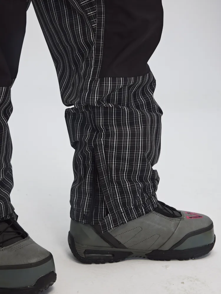 Yetisnow Chequered Black Pants - Women's