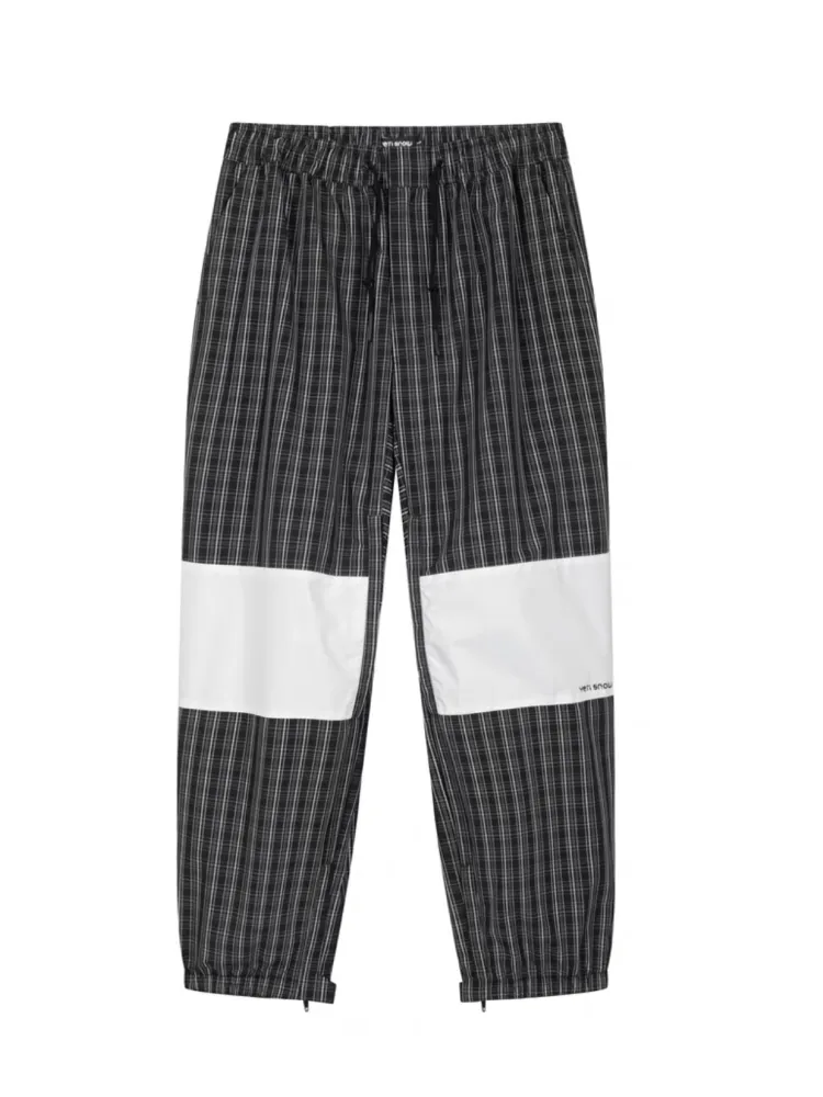 Yetisnow Chequered Black Pants - Women's