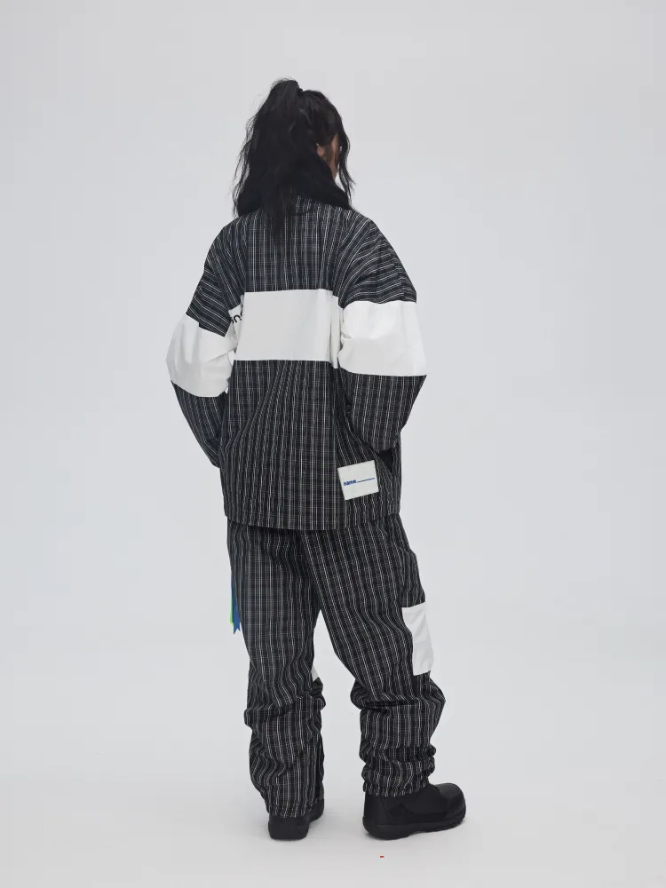 Yetisnow Chequered Black Pants - Women's