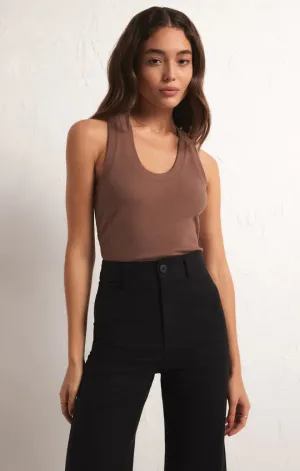 Z Supply Sirena Rib Tank, Whipped Mocha