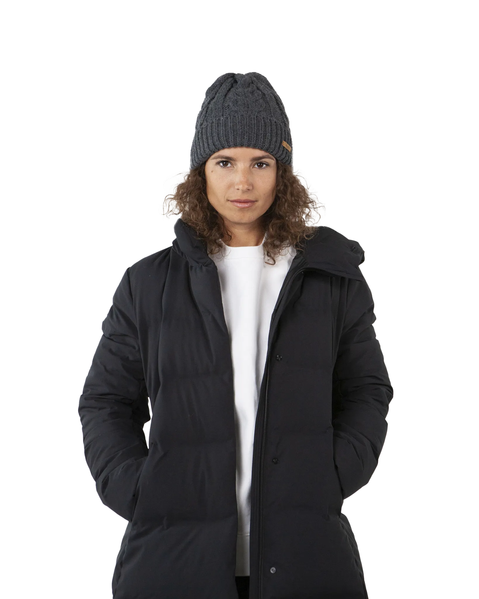 Zira Beanie in Dark Grey