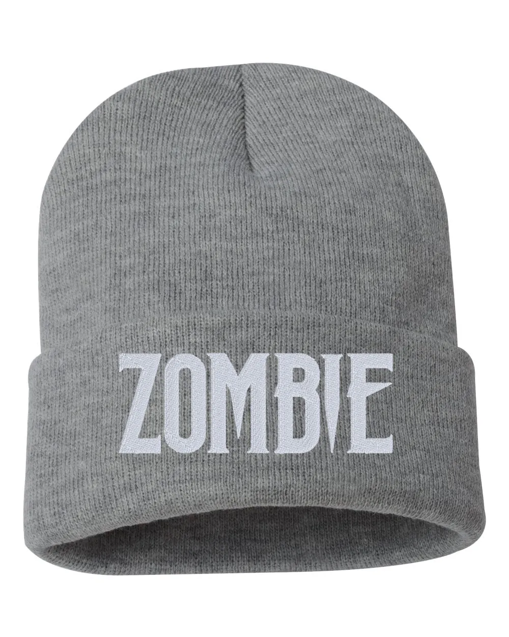 ZOMBIE Embroidered Cuffed Beanie Hat